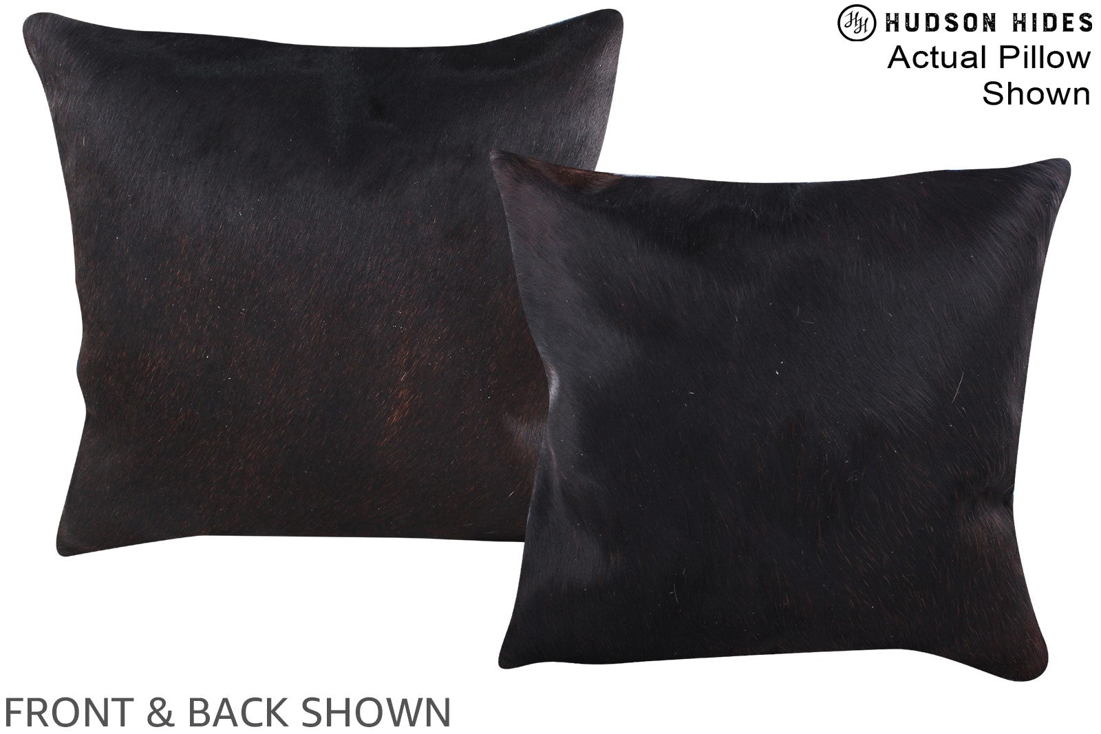 Chocolate Cowhide Pillow #A15366