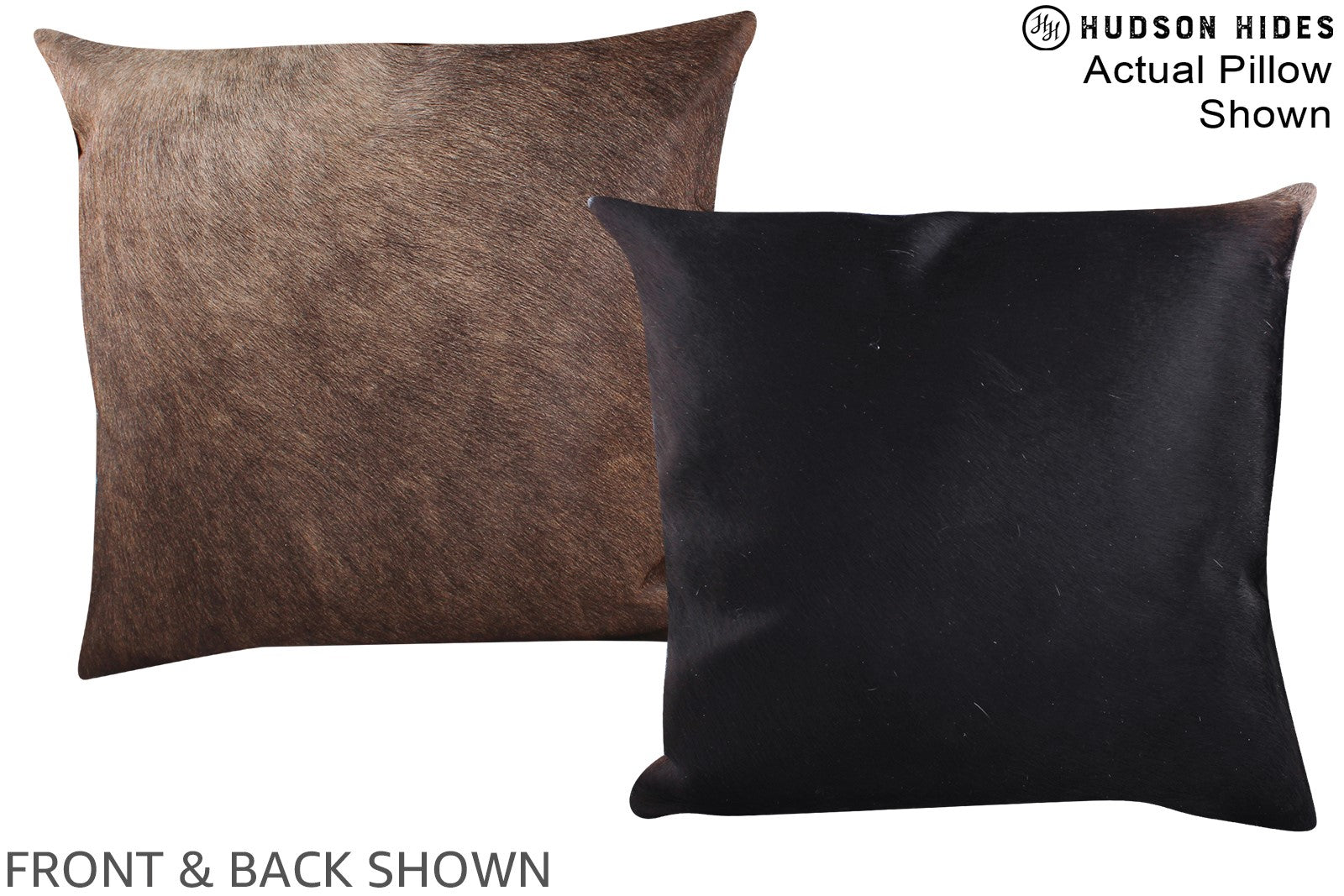 Chocolate Cowhide Pillow #A15367