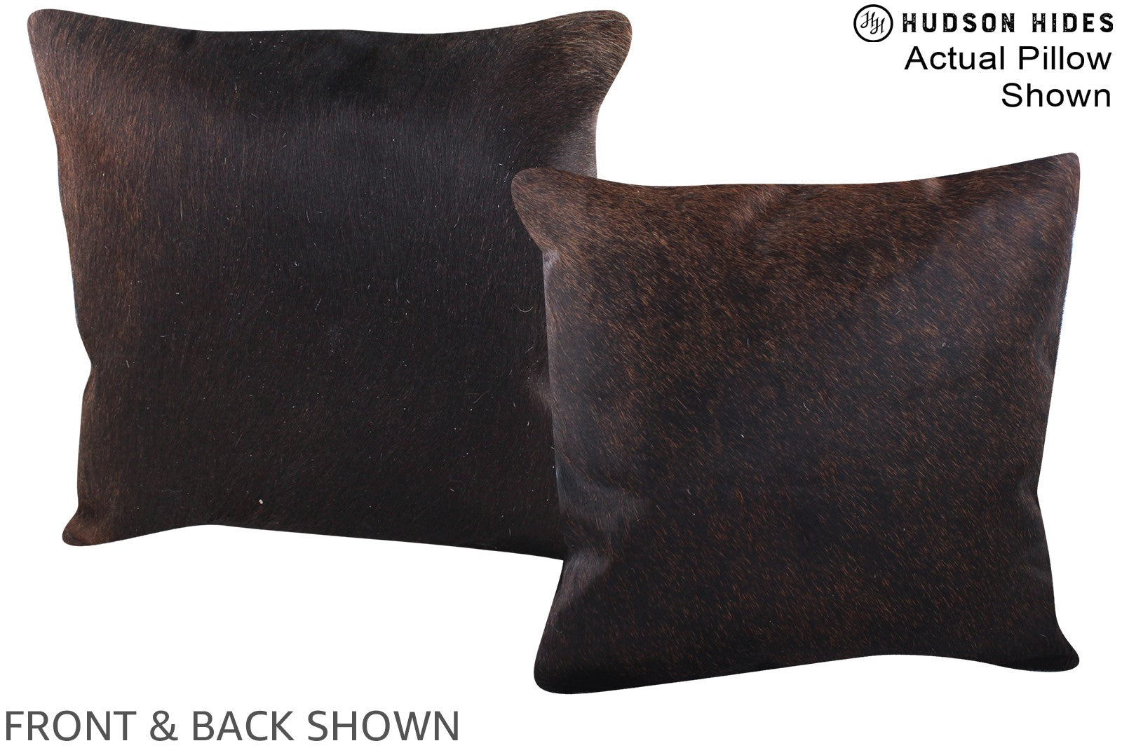 Chocolate Cowhide Pillow #A15373