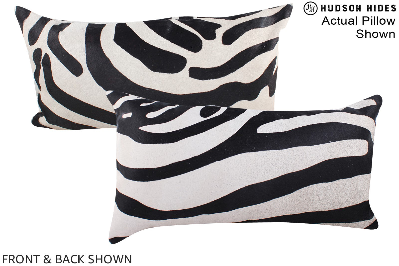 Zebra Cowhide Pillow #A15515