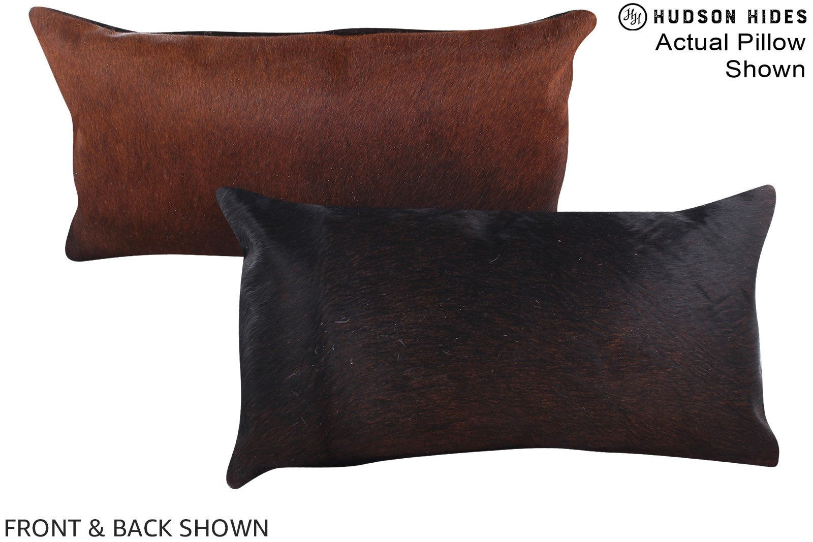 Chocolate Cowhide Pillow #A15536