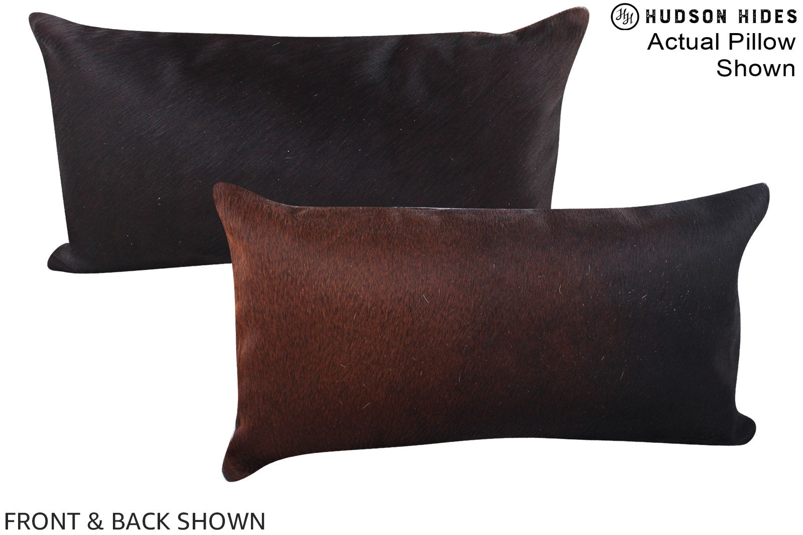 Chocolate Cowhide Pillow #A15537