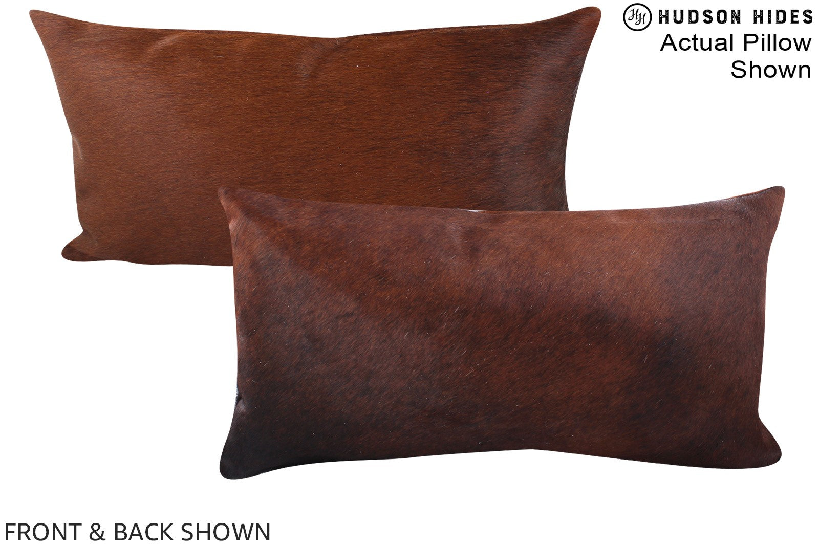 Chocolate Cowhide Pillow #A15563