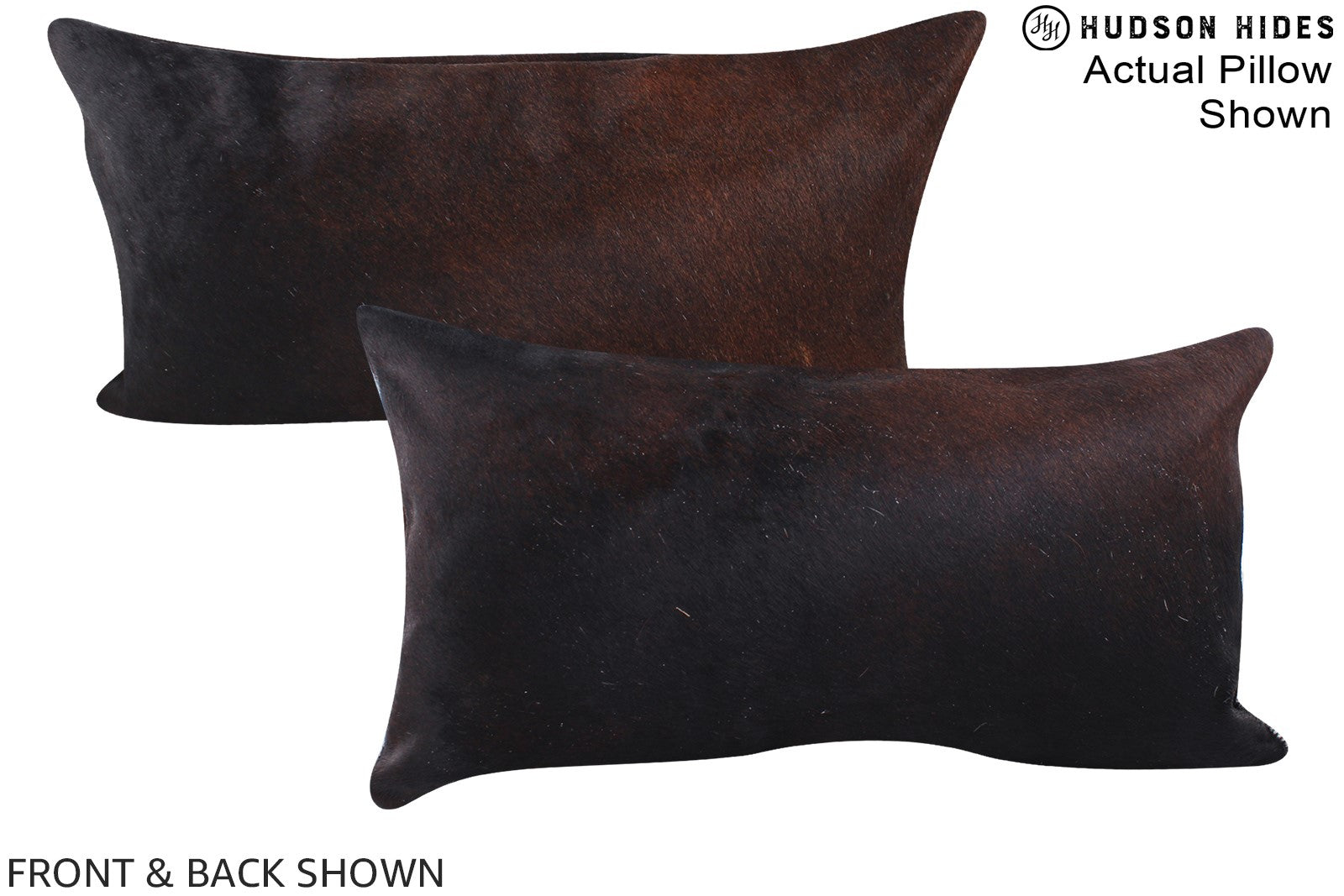 Chocolate Cowhide Pillow #A15577