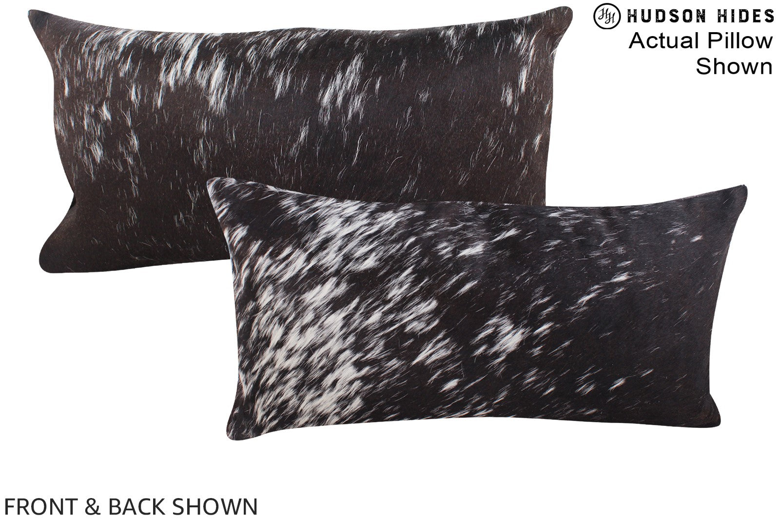 Black and White Cowhide Pillow #A15587