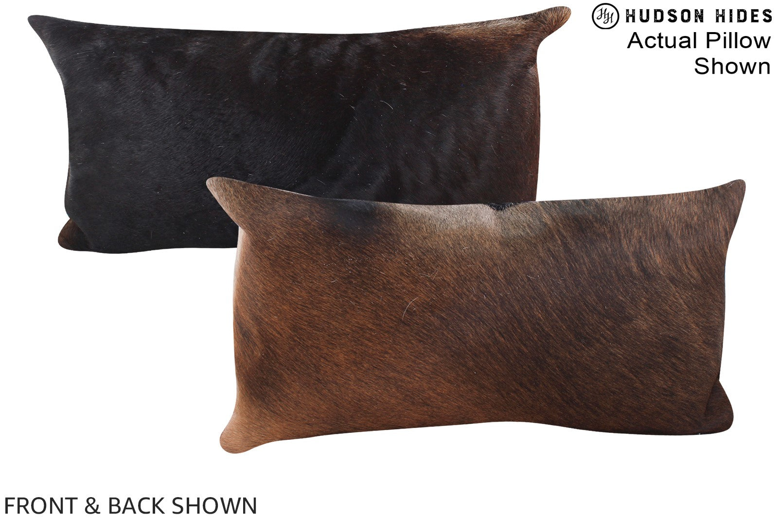 Chocolate Cowhide Pillow #A15588