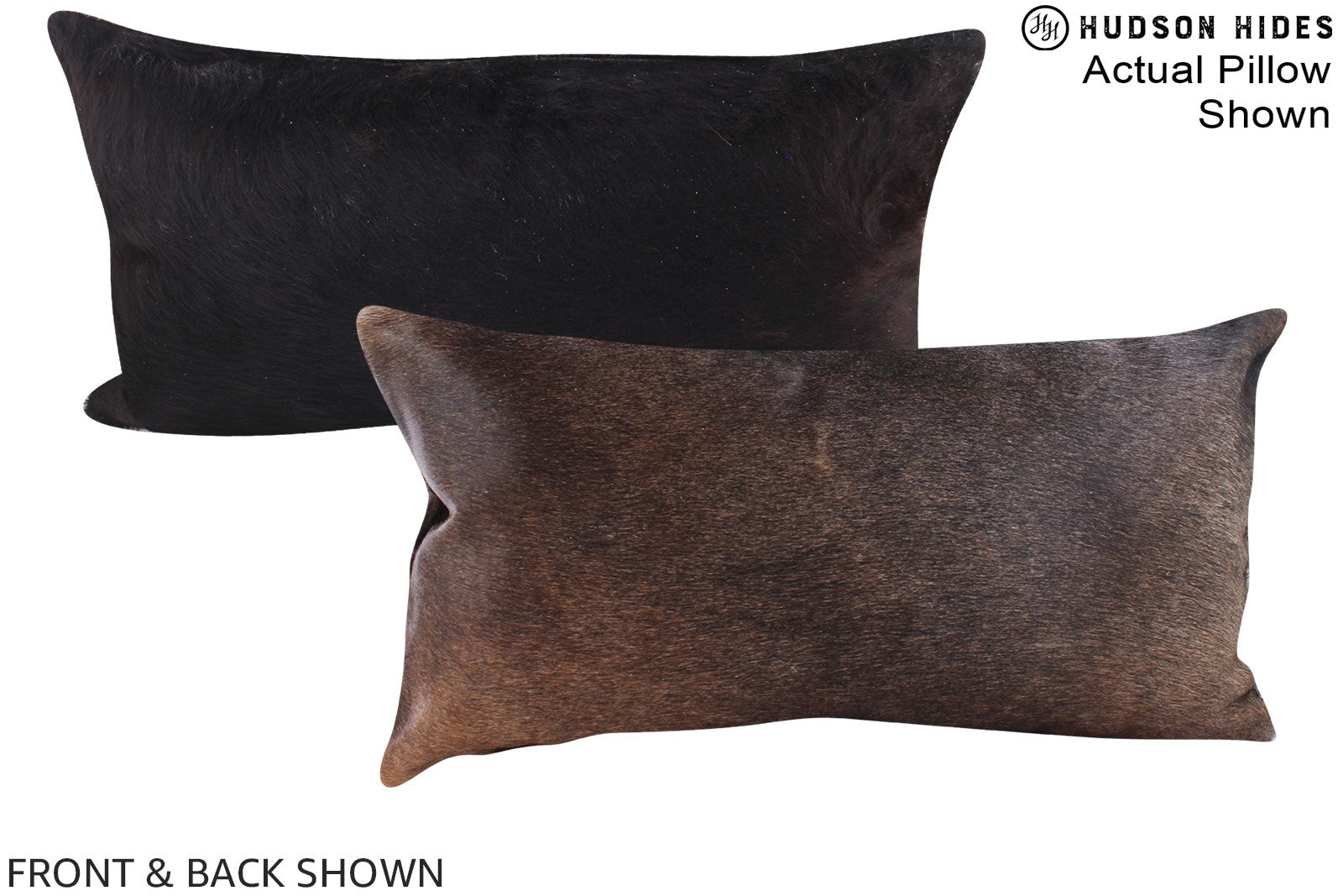 Chocolate Cowhide Pillow #A15592