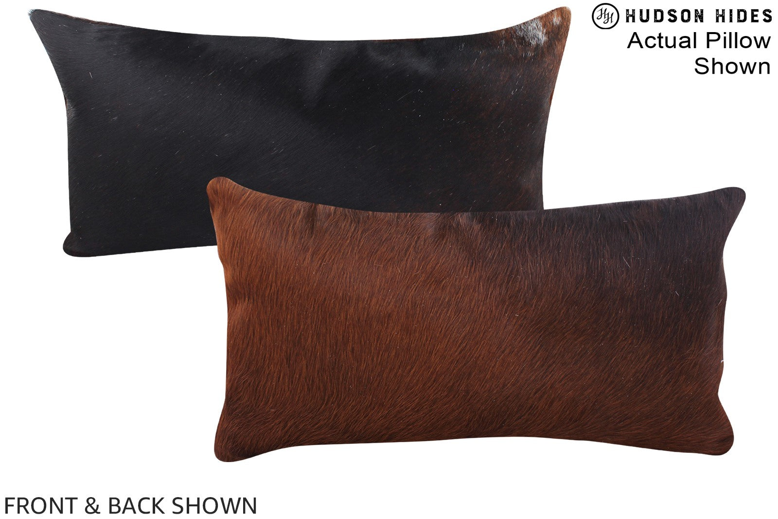 Chocolate Cowhide Pillow #A15594