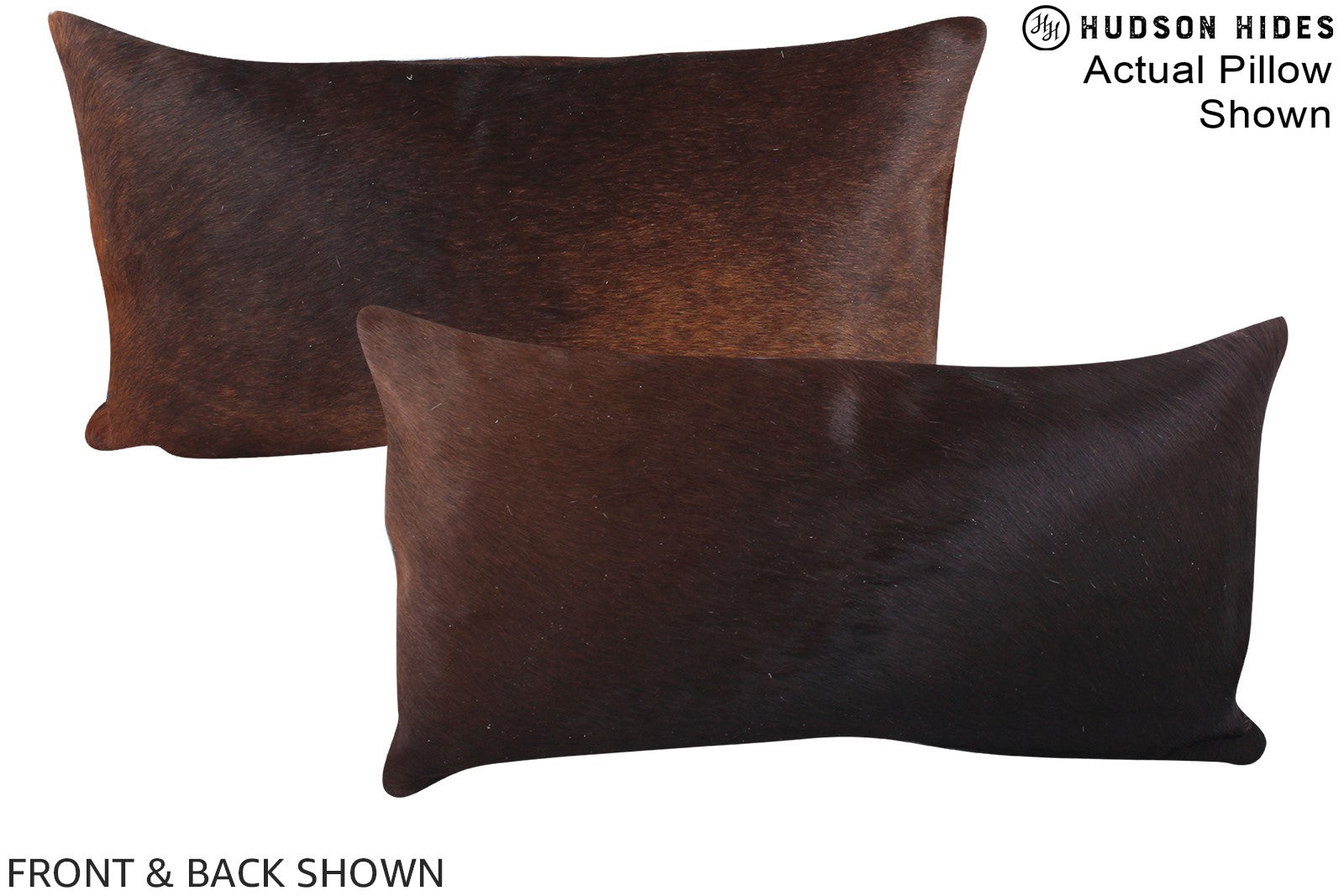 Chocolate Cowhide Pillow #A15636