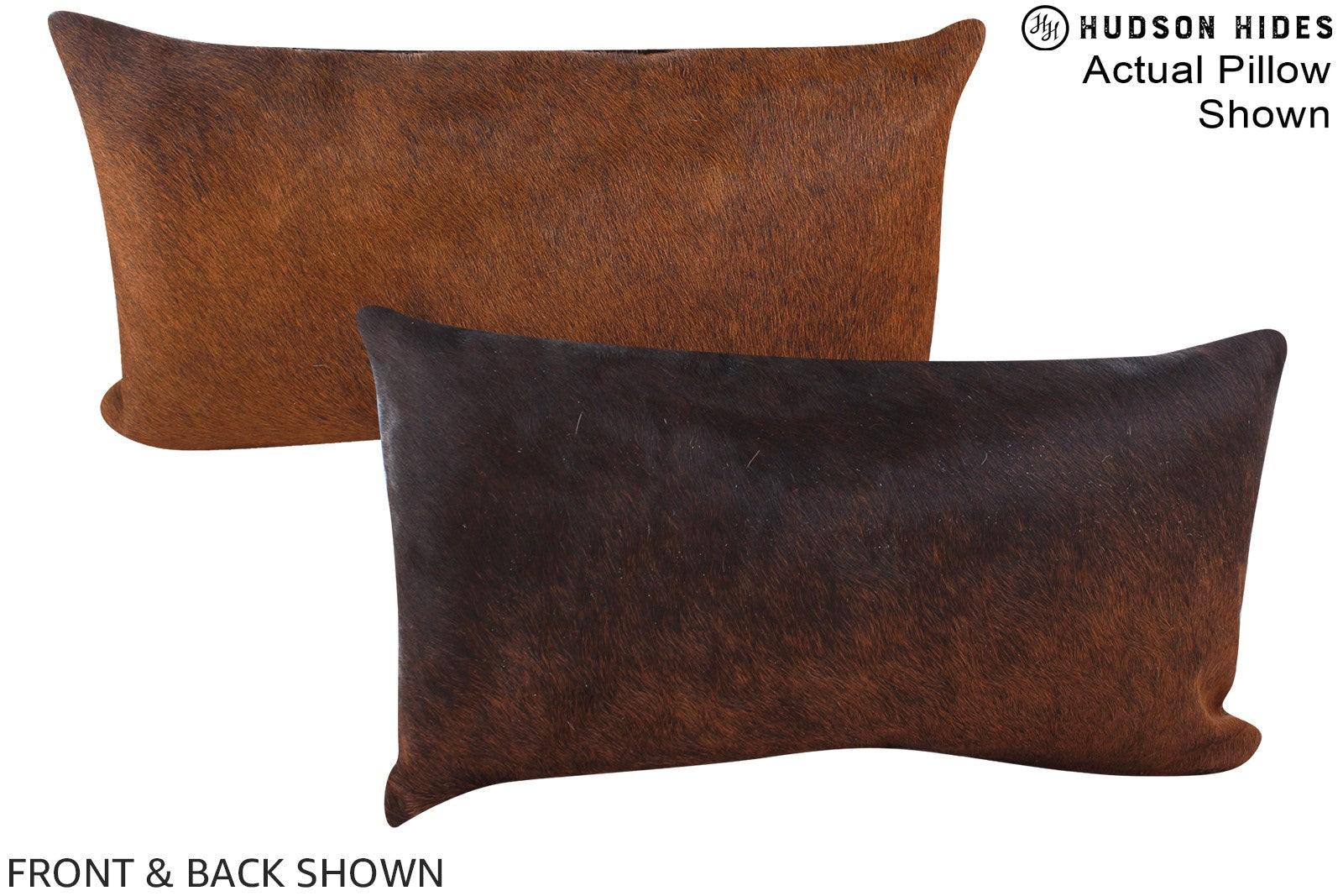 Chocolate Cowhide Pillow #A15641