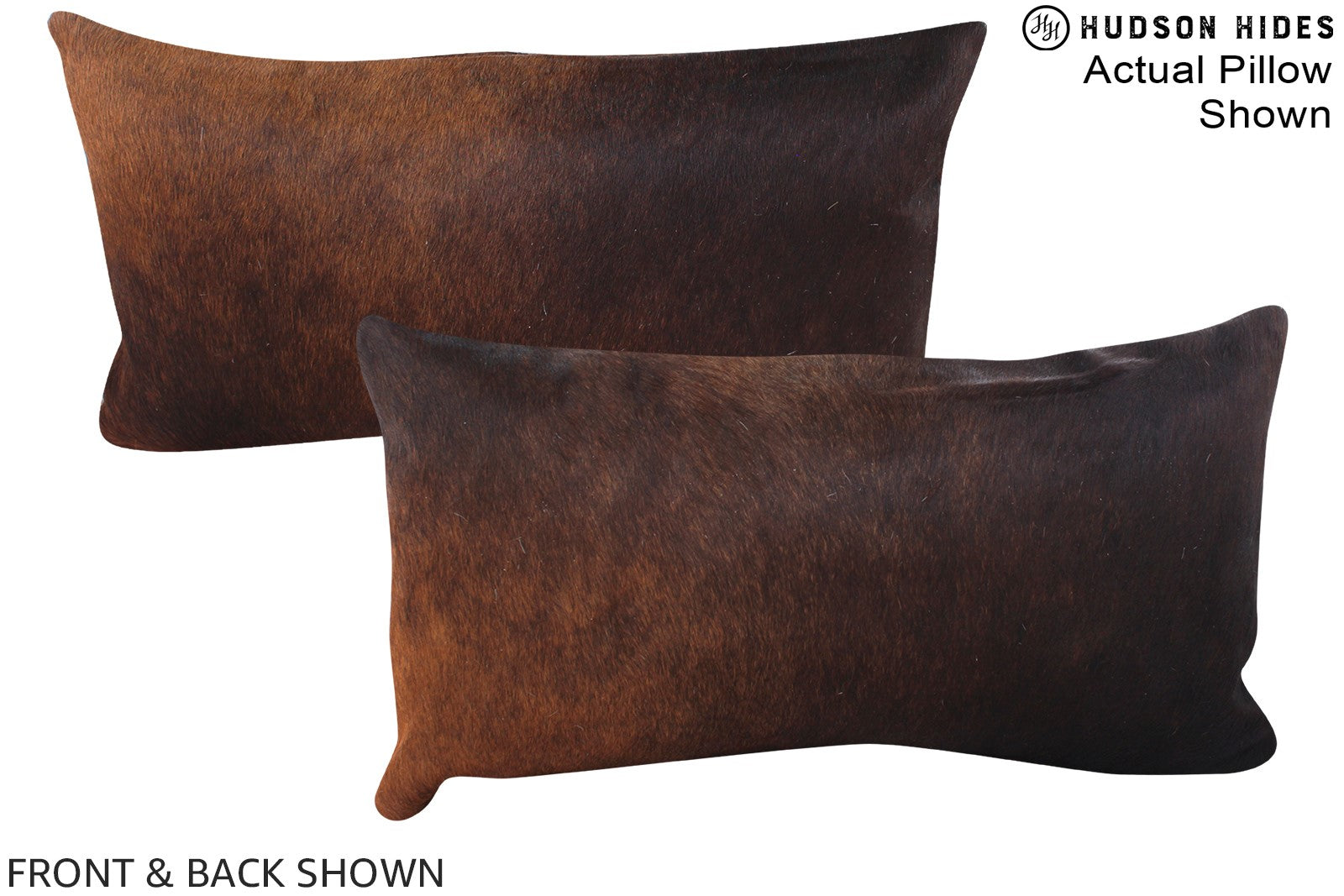 Chocolate Cowhide Pillow #A15647