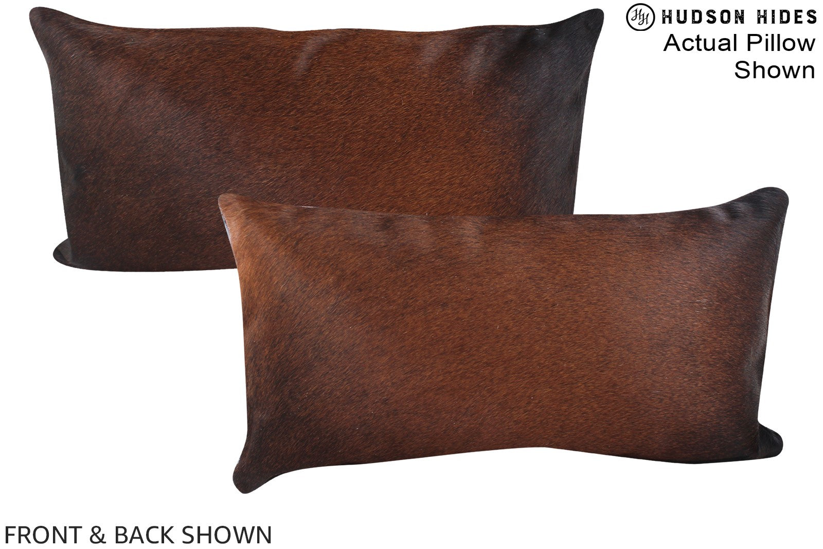 Chocolate Cowhide Pillow #A15651