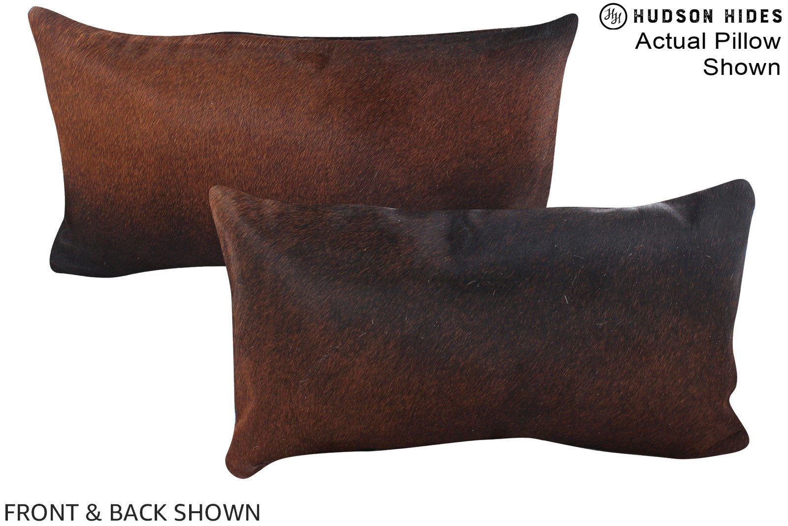 Chocolate Cowhide Pillow #A15654