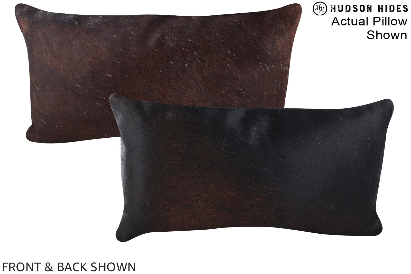 Chocolate Cowhide Pillow #A15668