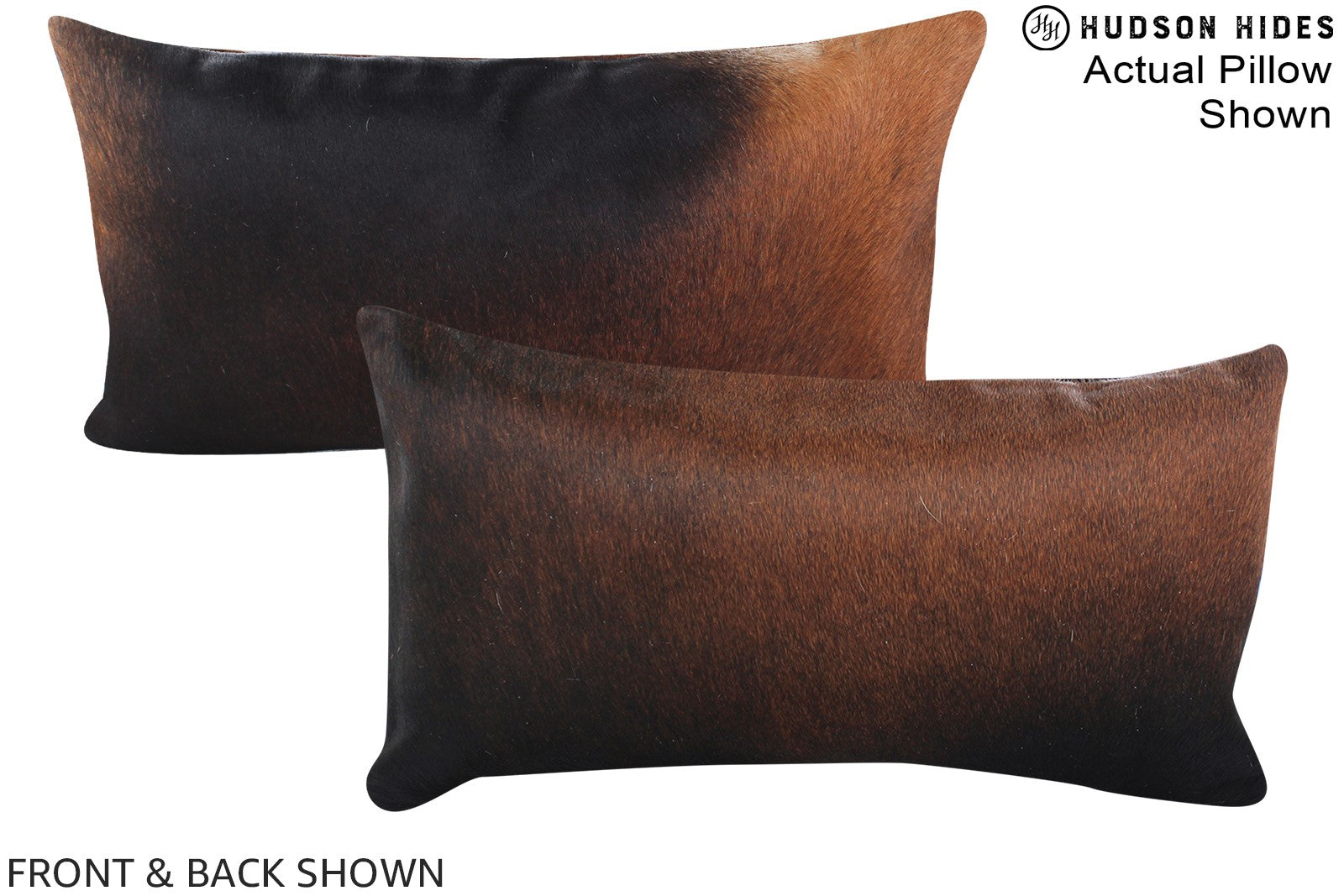 Chocolate Cowhide Pillow #A15670