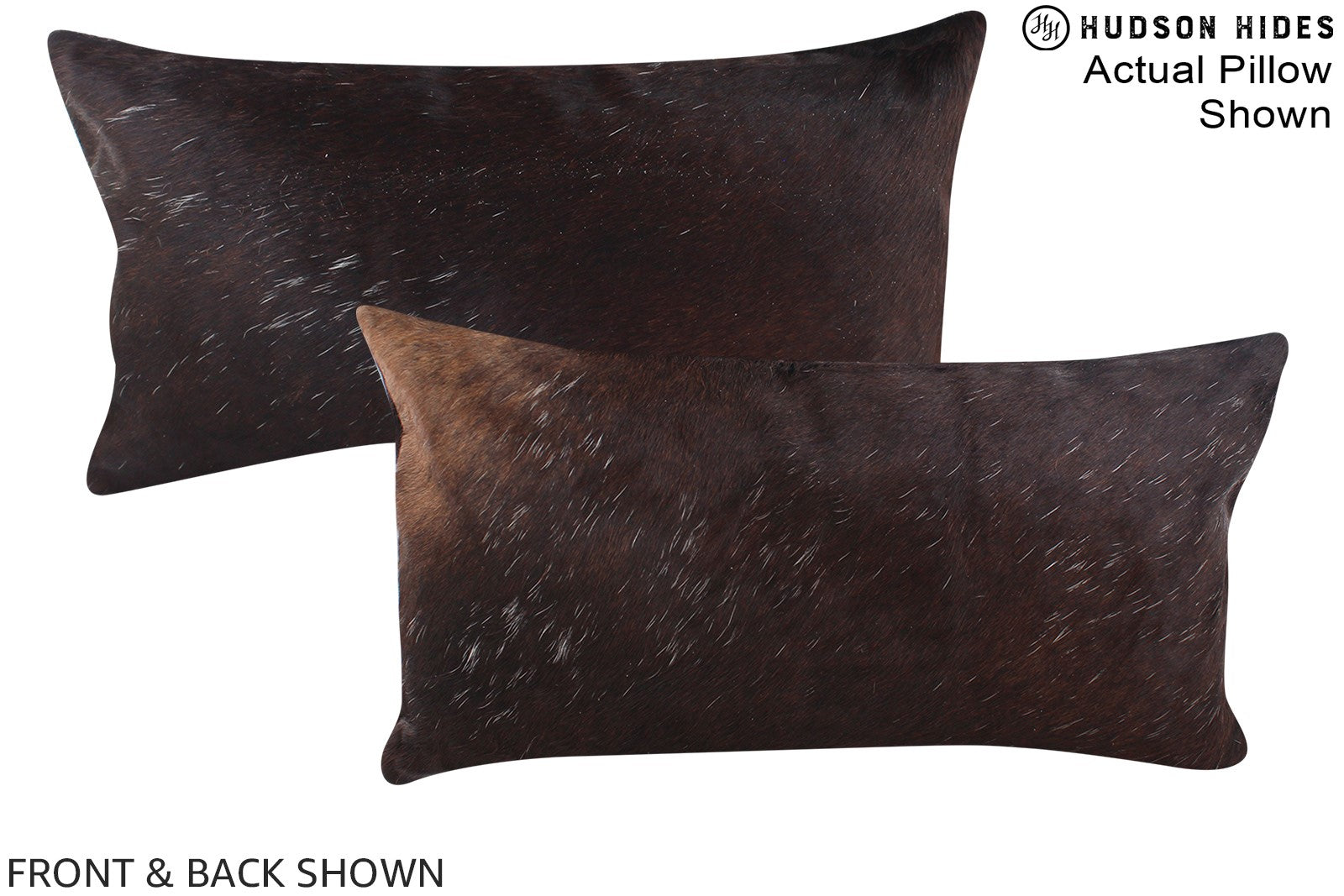 Chocolate Cowhide Pillow #A15686