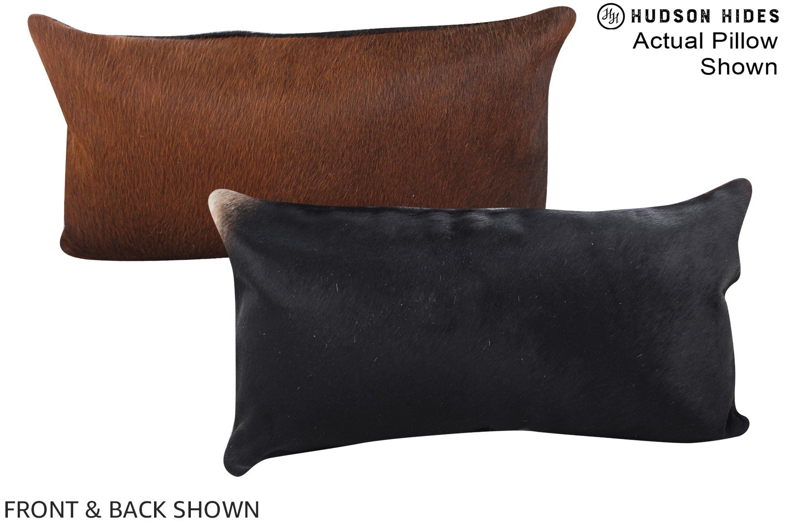 Chocolate Cowhide Pillow #A15693