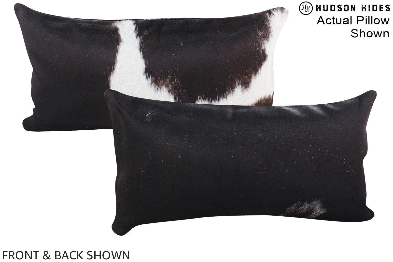 Black and White Cowhide Pillow #A15708