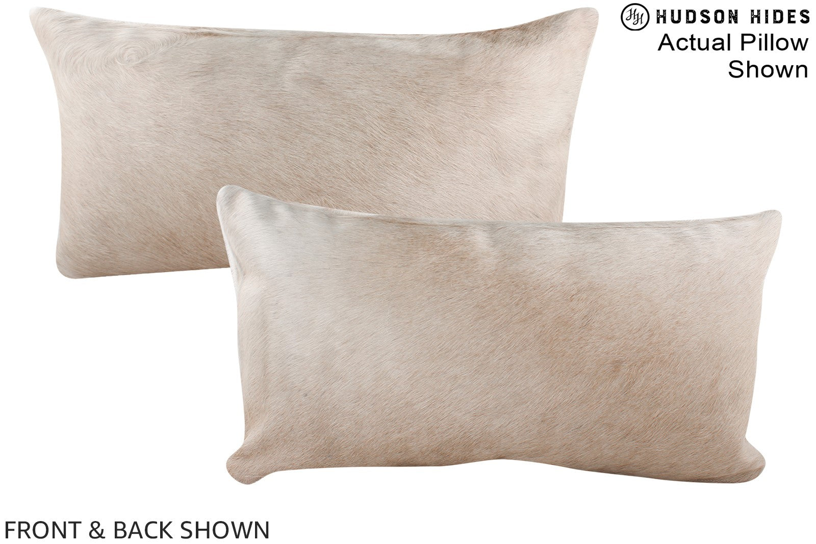 Champagne Cowhide Pillow #A15716