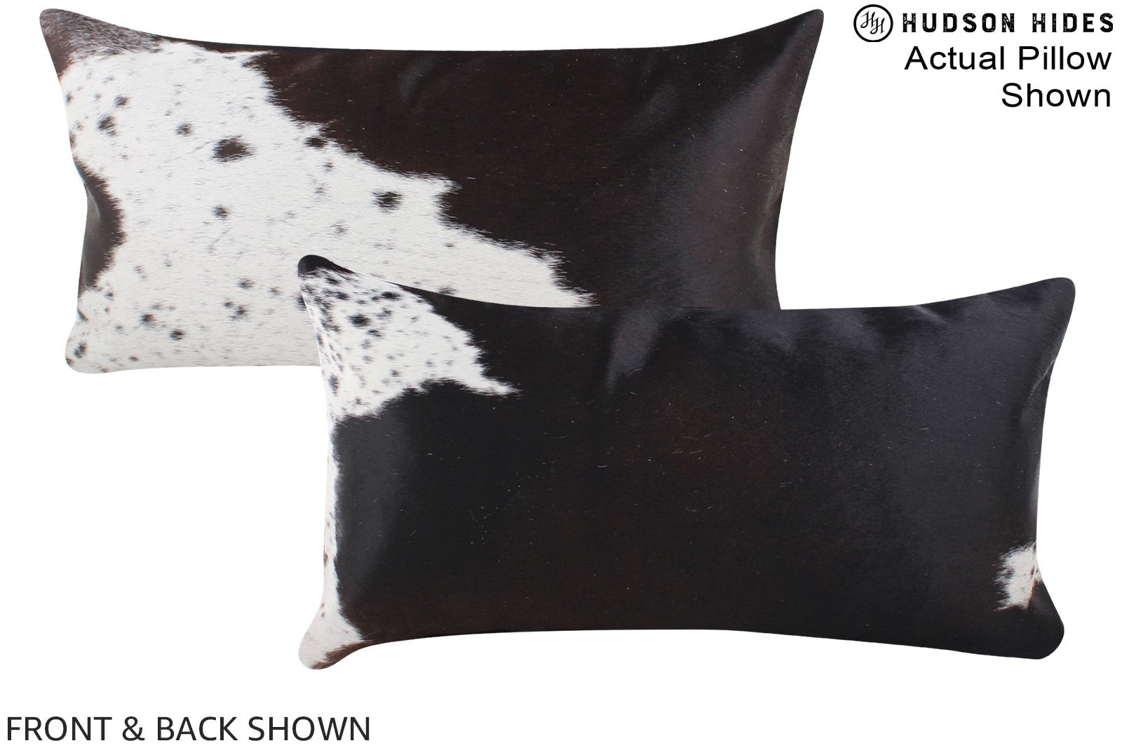 Black and White Cowhide Pillow #A15720