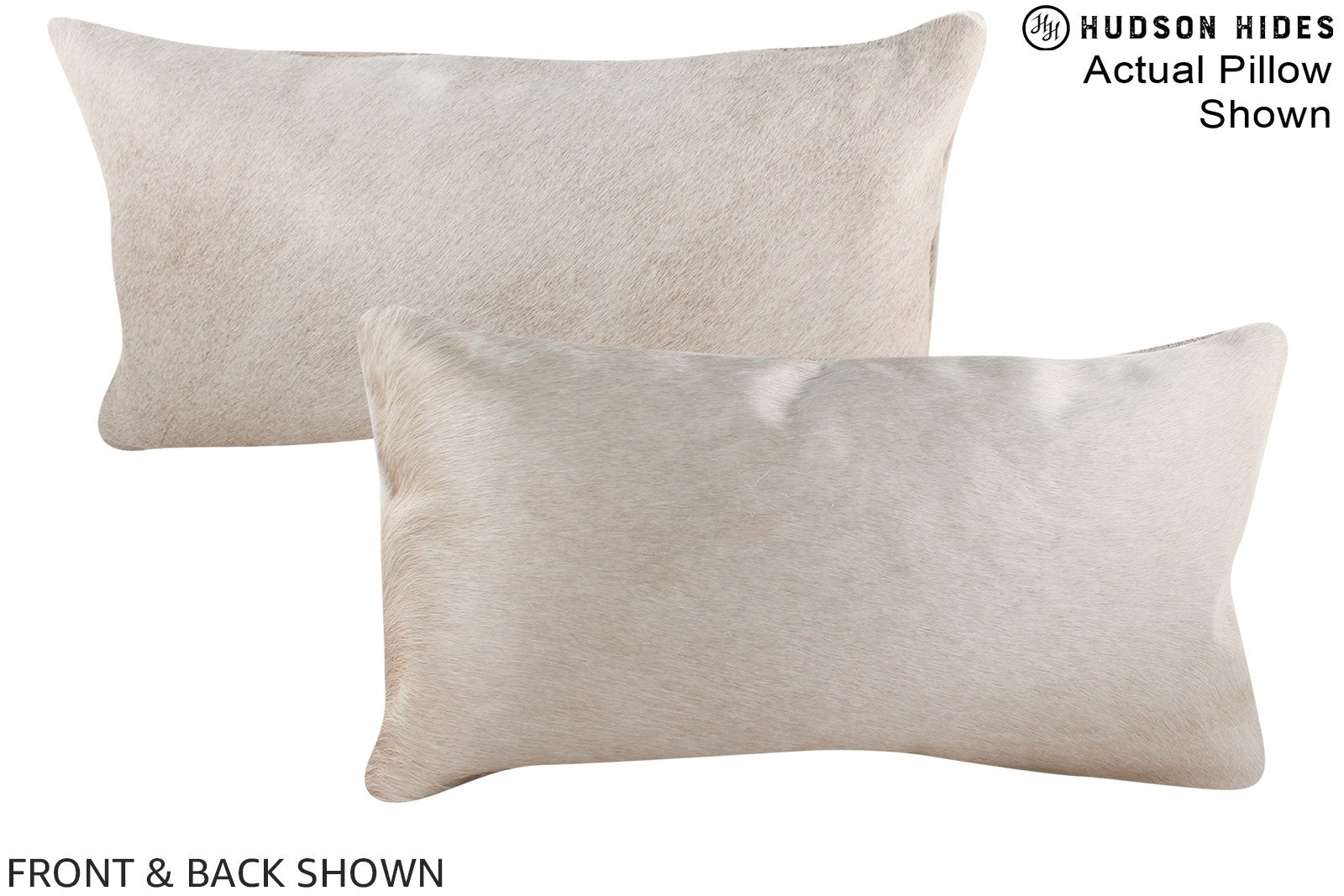 Champagne Cowhide Pillow #A15721