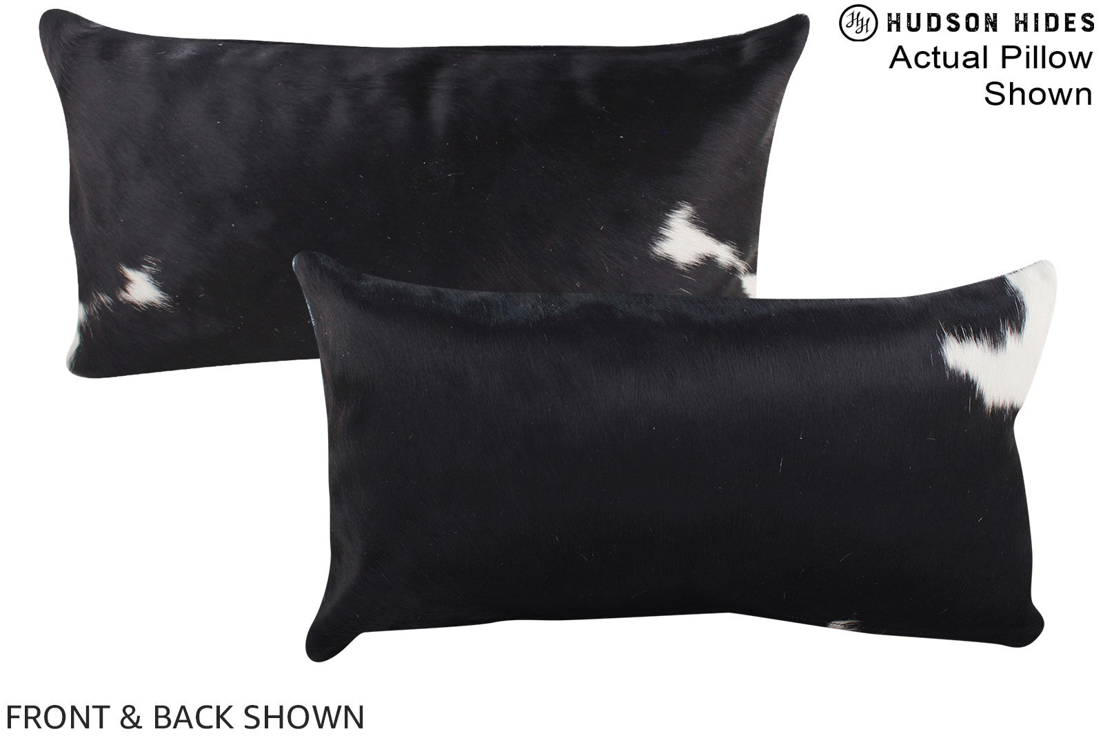 Black and White Cowhide Pillow #A15728