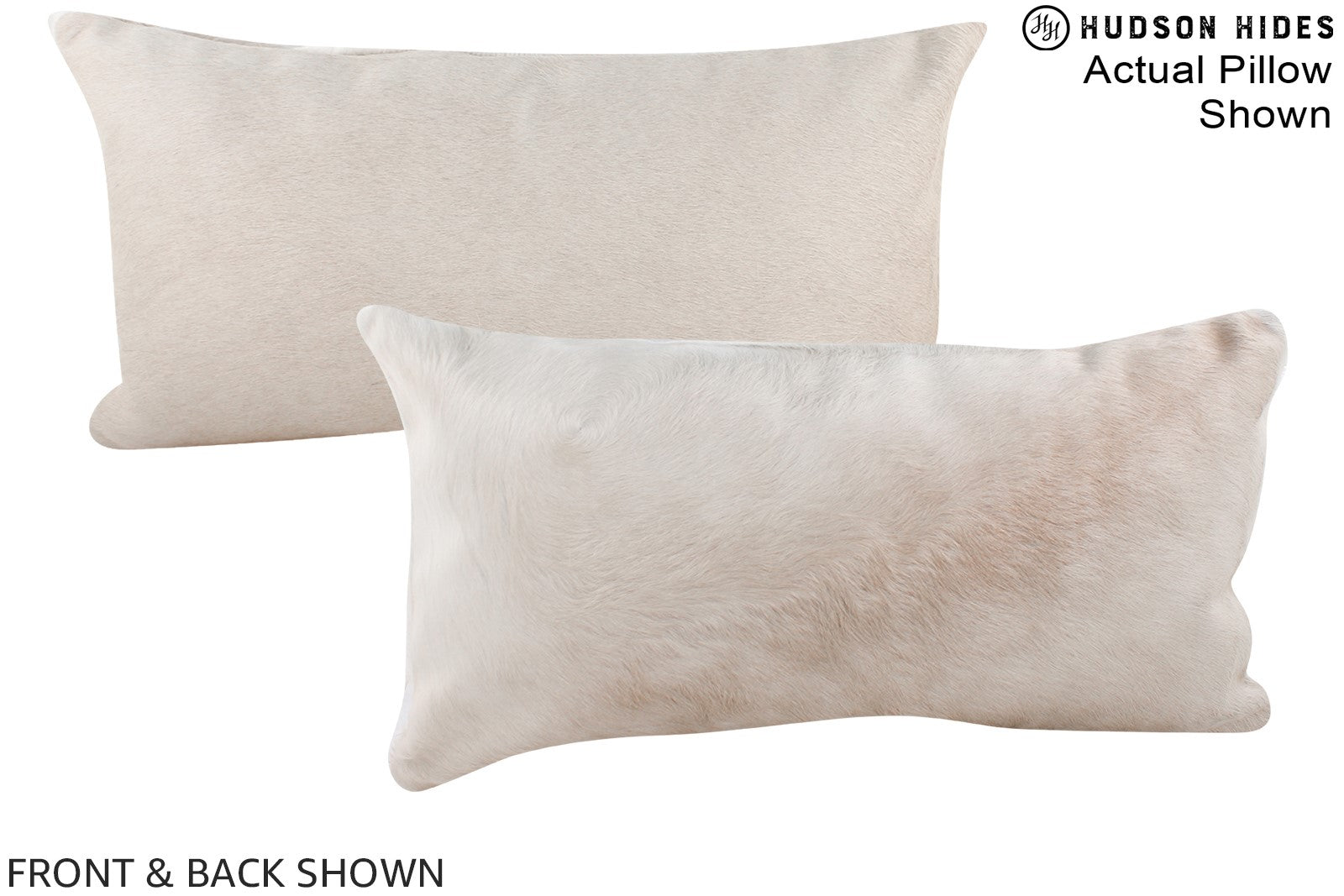 Champagne Cowhide Pillow #A15739