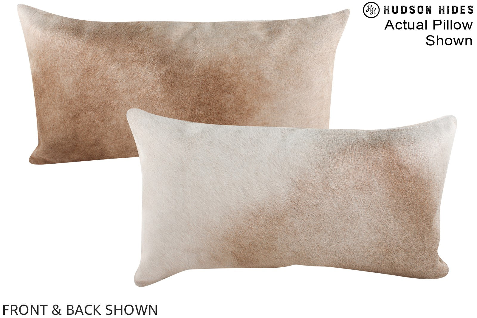 Champagne Cowhide Pillow #A15748