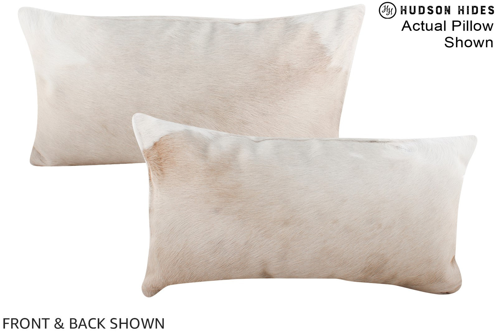 Champagne Cowhide Pillow #A15751