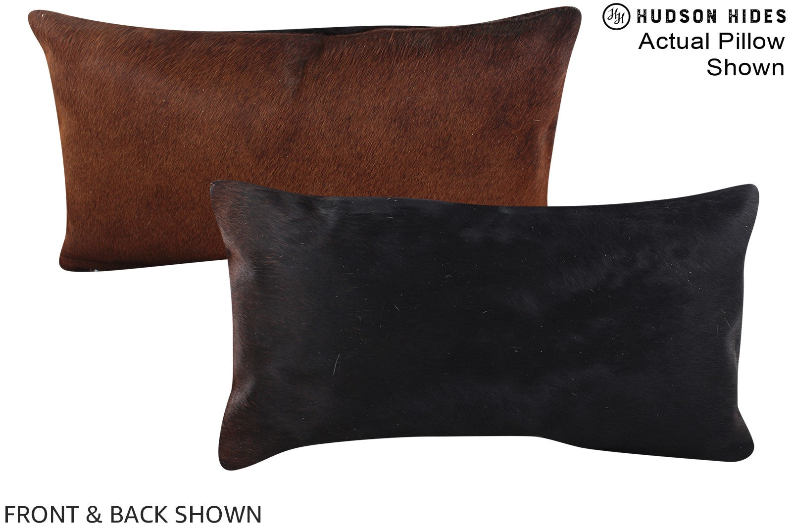 Chocolate Cowhide Pillow #A15758