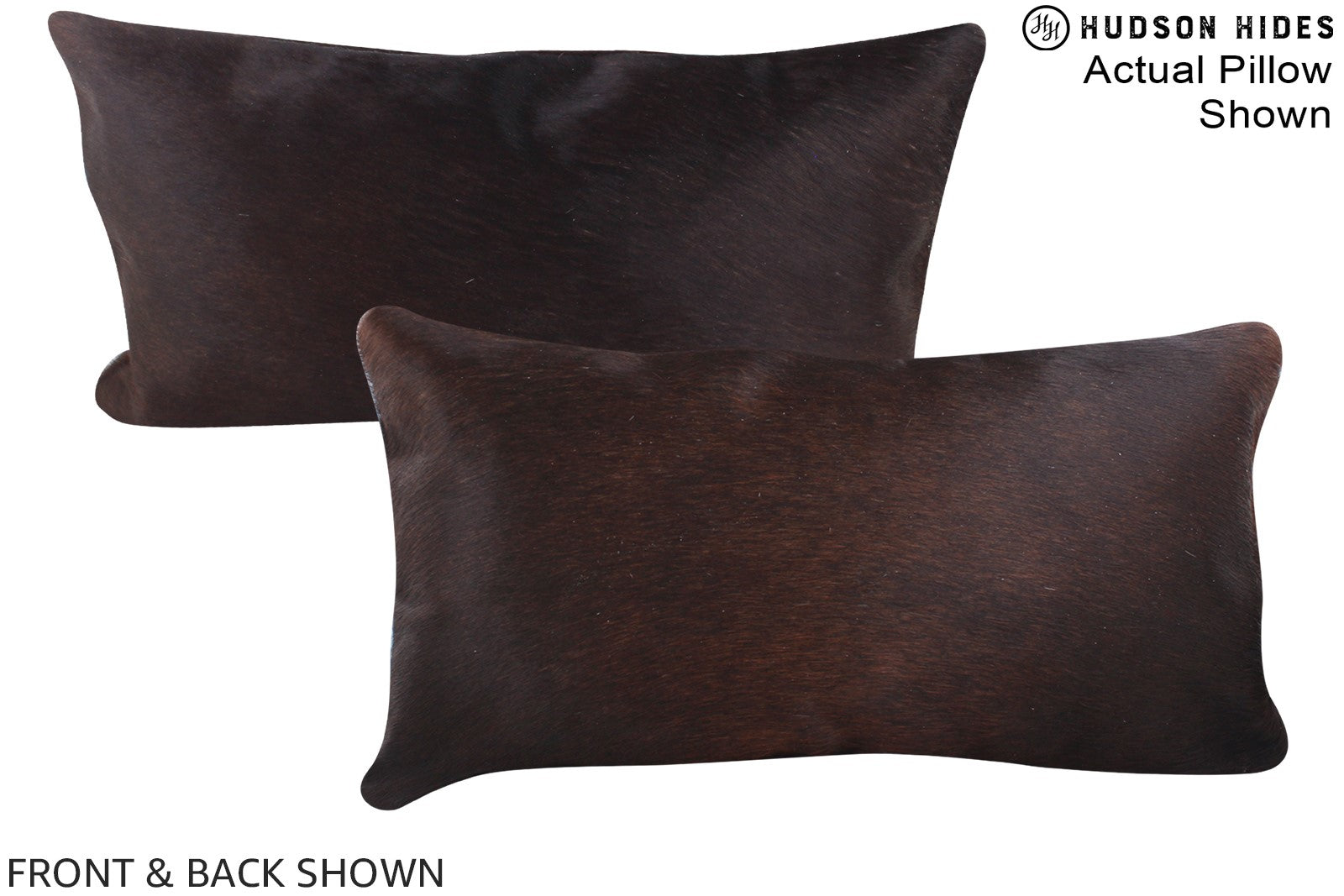 Chocolate Cowhide Pillow #A15771