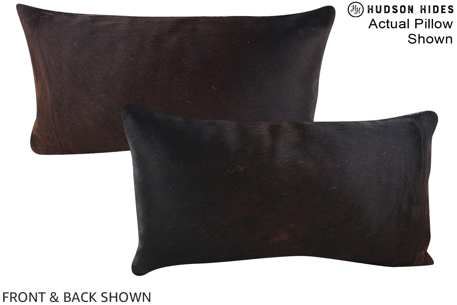 Chocolate Cowhide Pillow #A15775