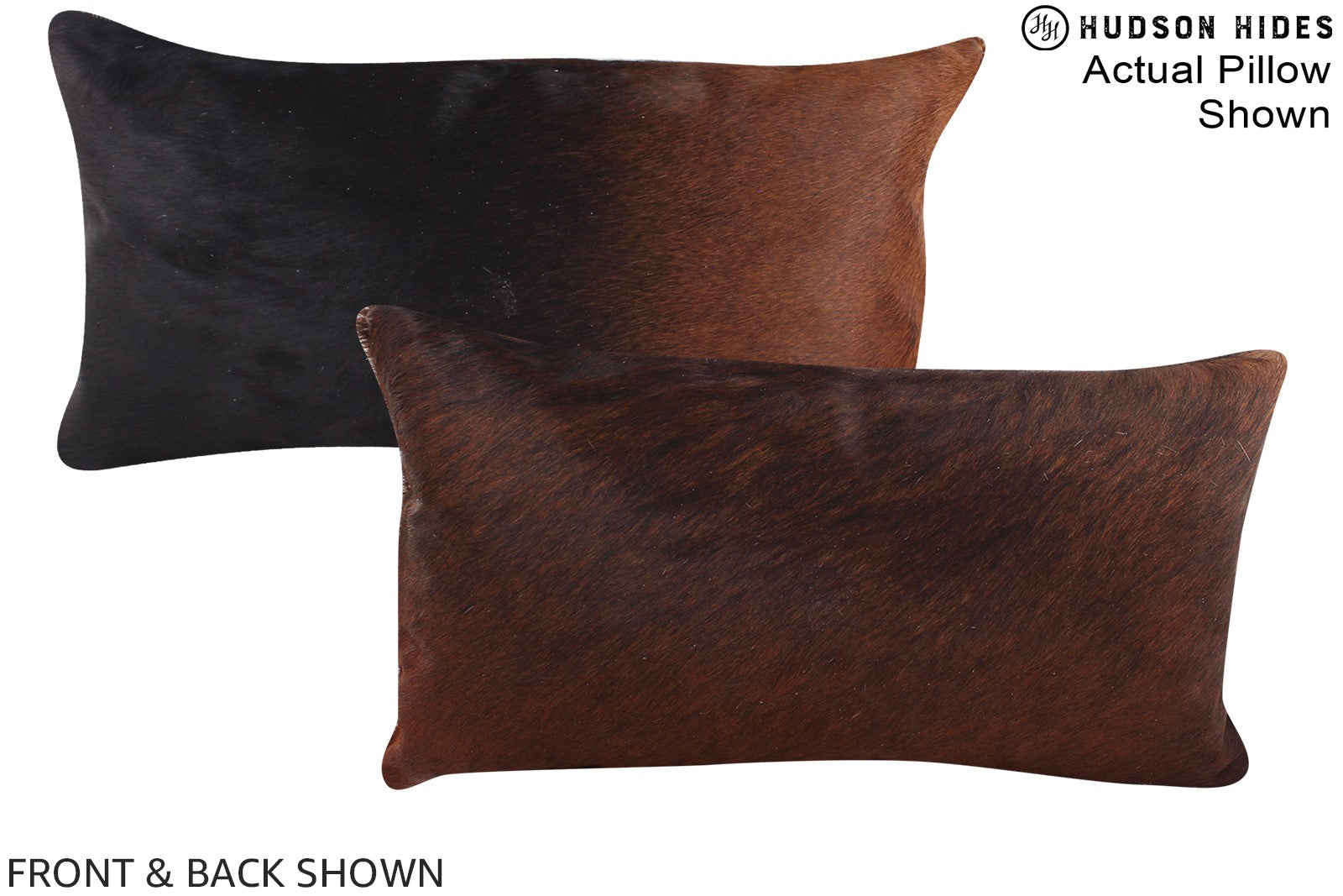 Chocolate Cowhide Pillow #A15786