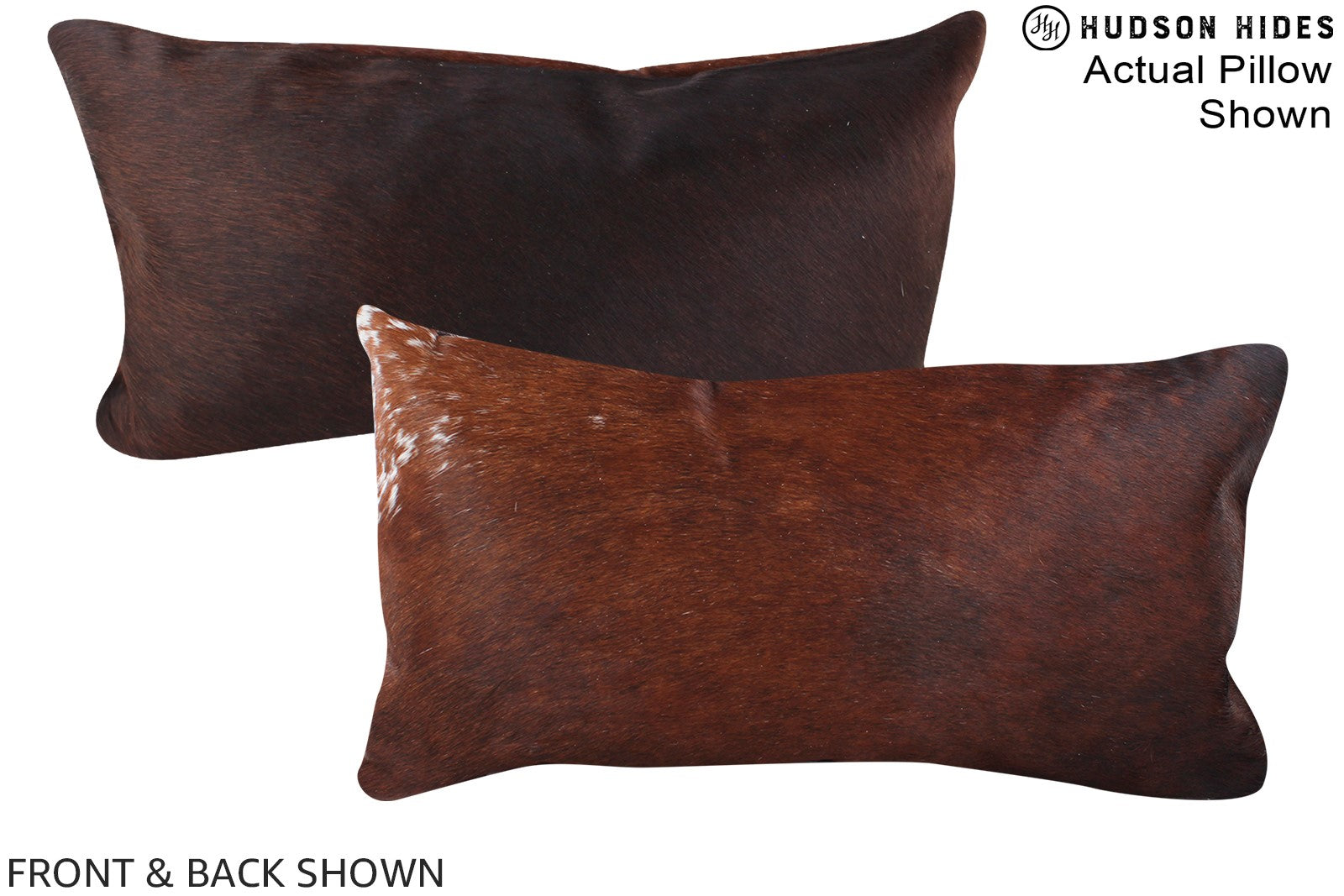 Chocolate Cowhide Pillow #A15821