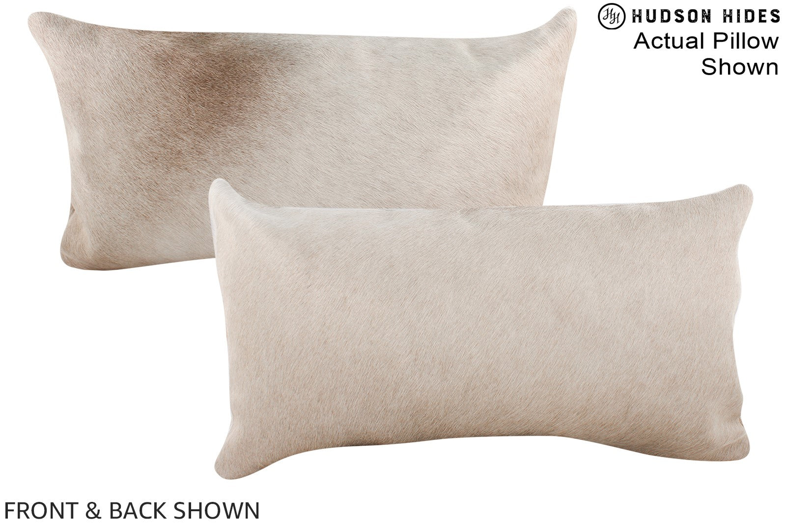 Champagne Cowhide Pillow #A15833