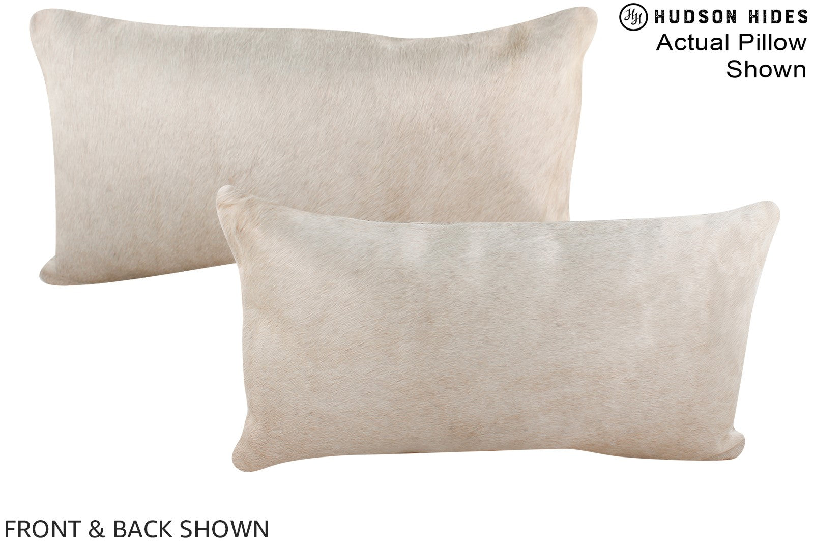 Champagne Cowhide Pillow #A15870