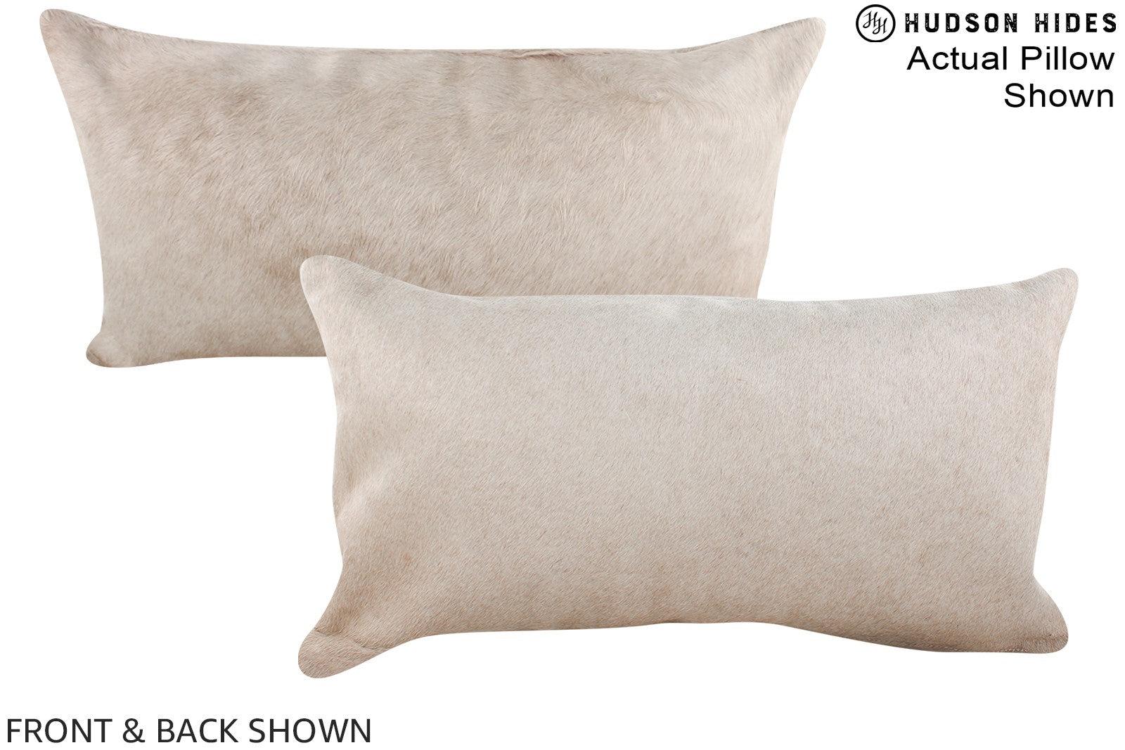 Champagne Cowhide Pillow #A15872