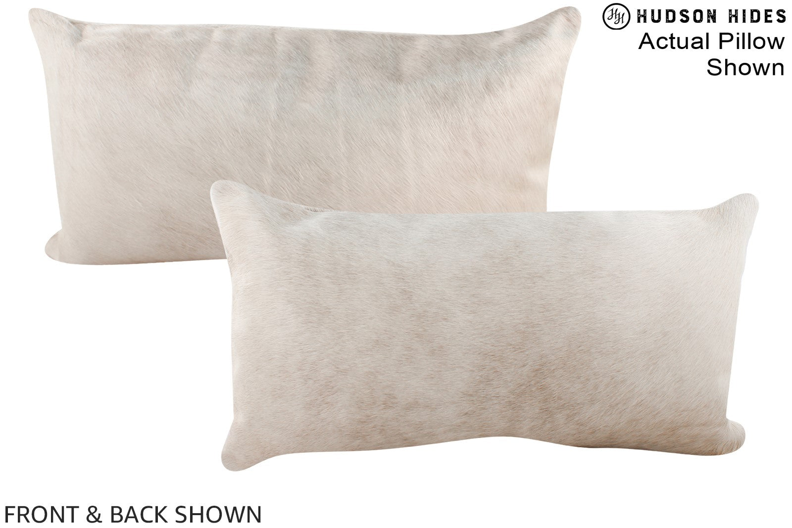 Champagne Cowhide Pillow #A15873