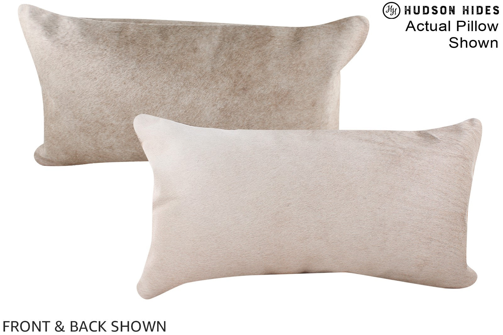 Champagne Cowhide Pillow #A15911