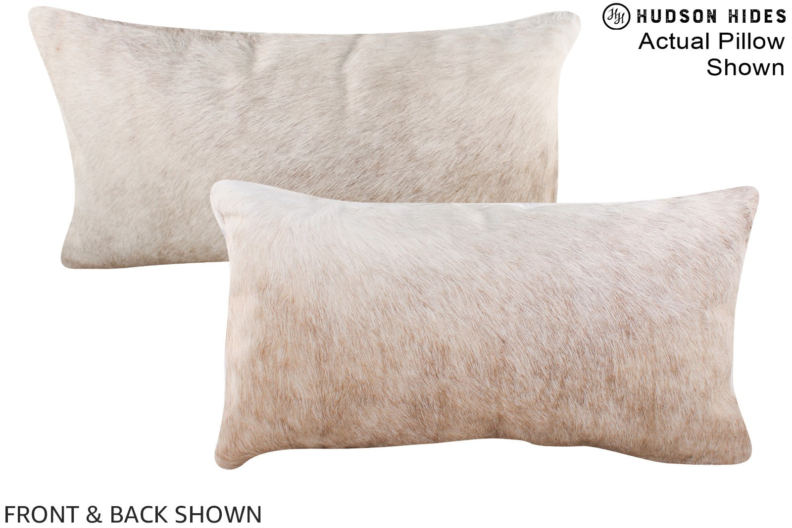 Champagne Cowhide Pillow #A15935