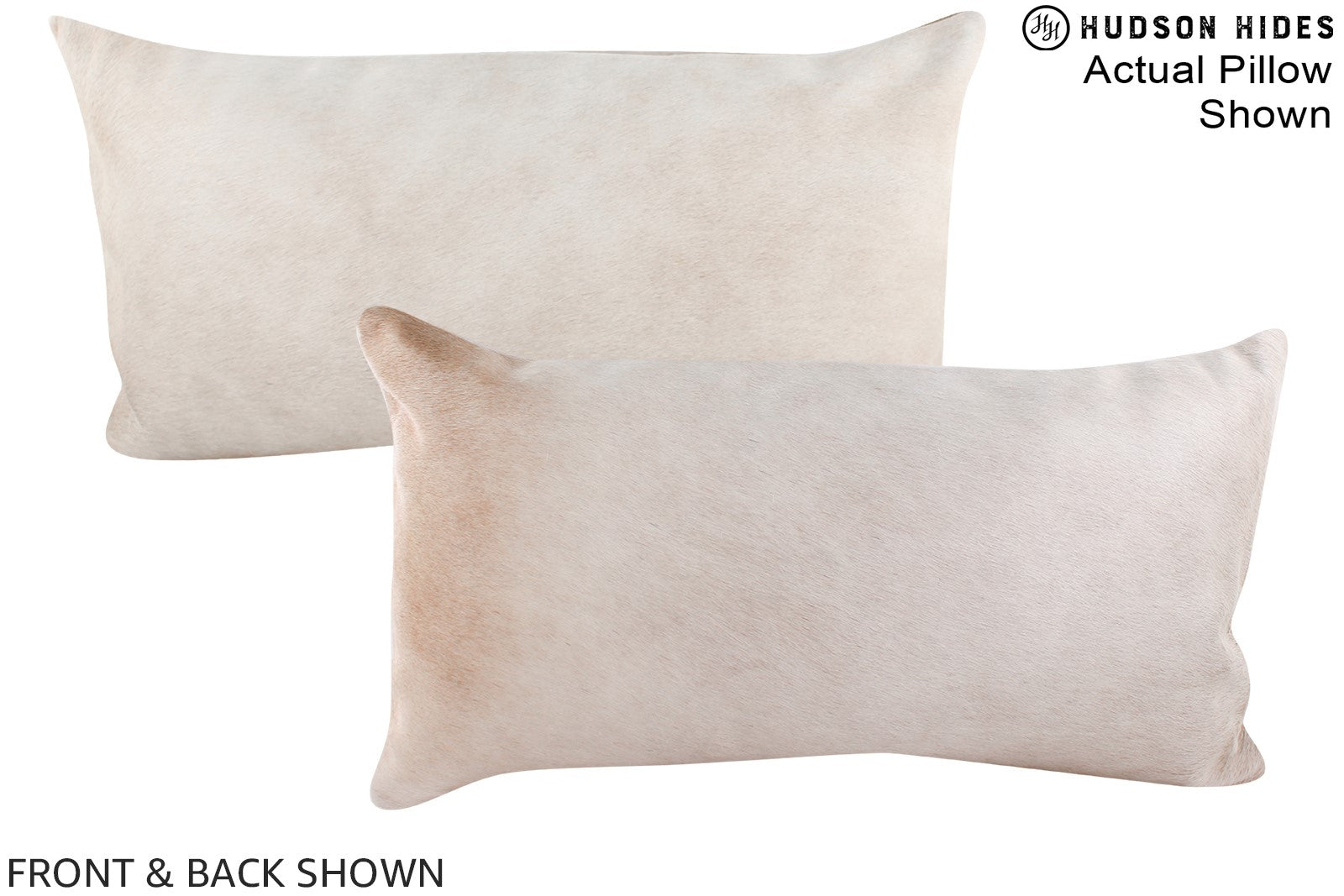 Champagne Cowhide Pillow #A15936