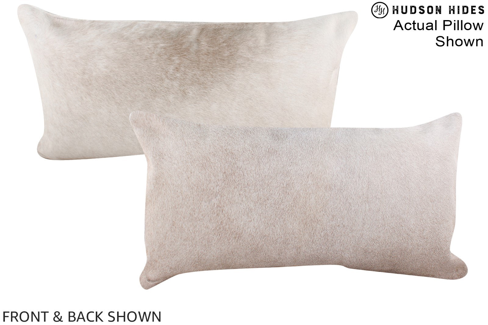 Champagne Cowhide Pillow #A15938