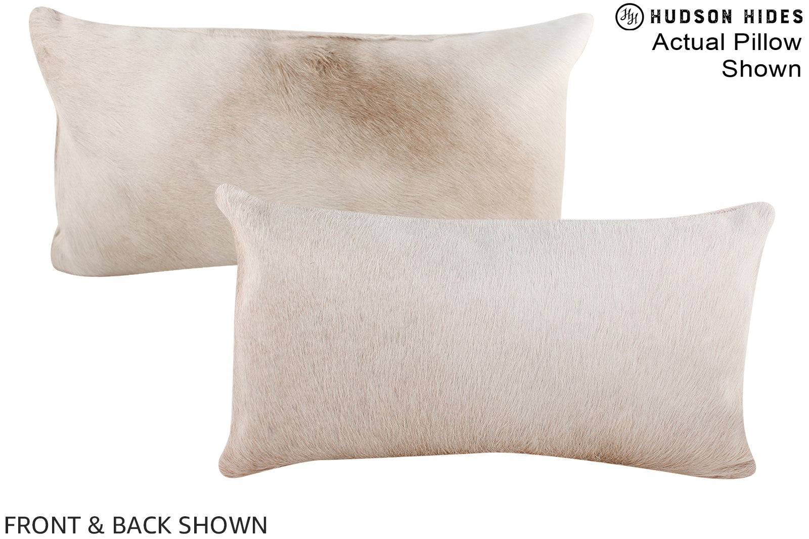 Champagne Cowhide Pillow #A15965