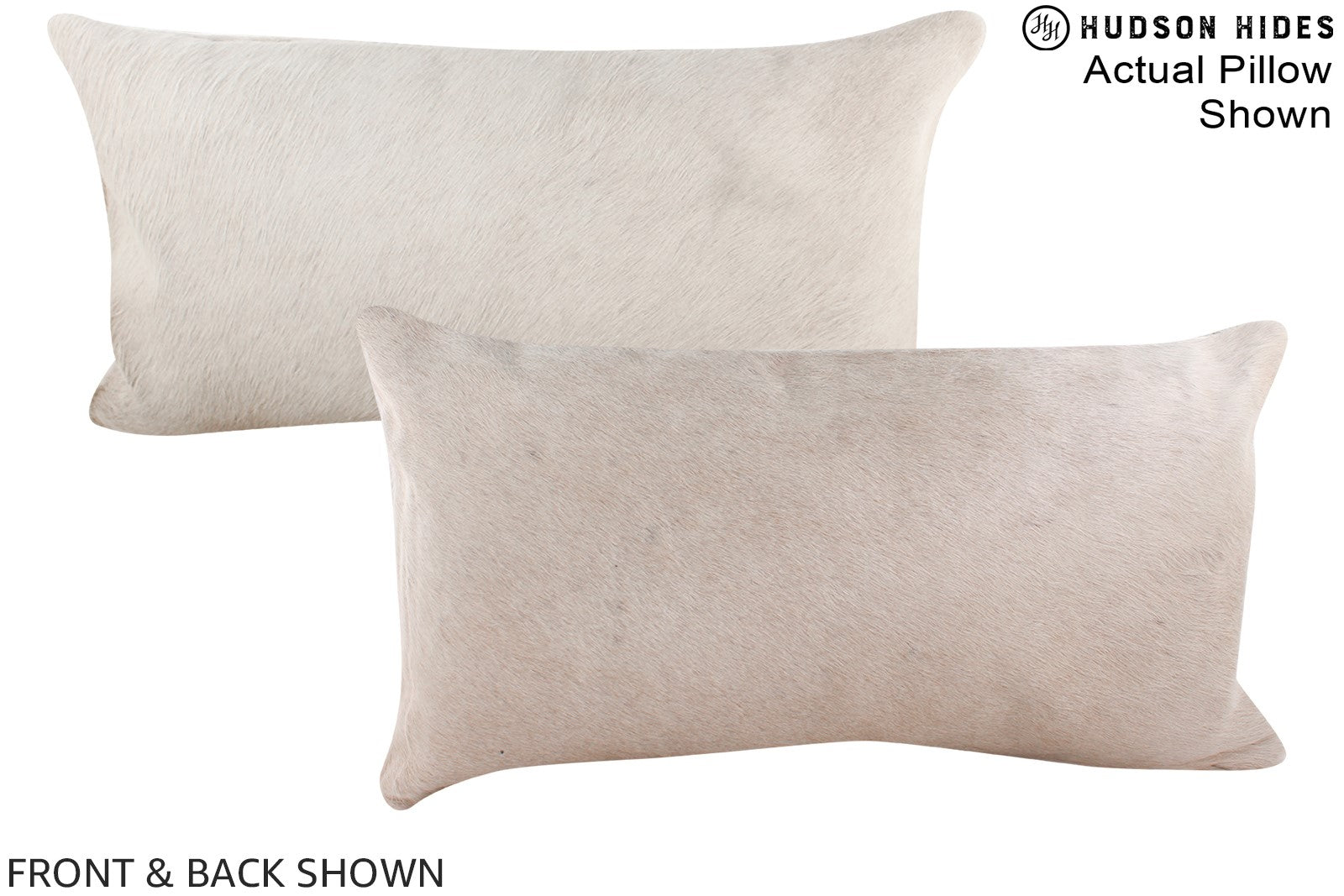 Champagne Cowhide Pillow #A16006