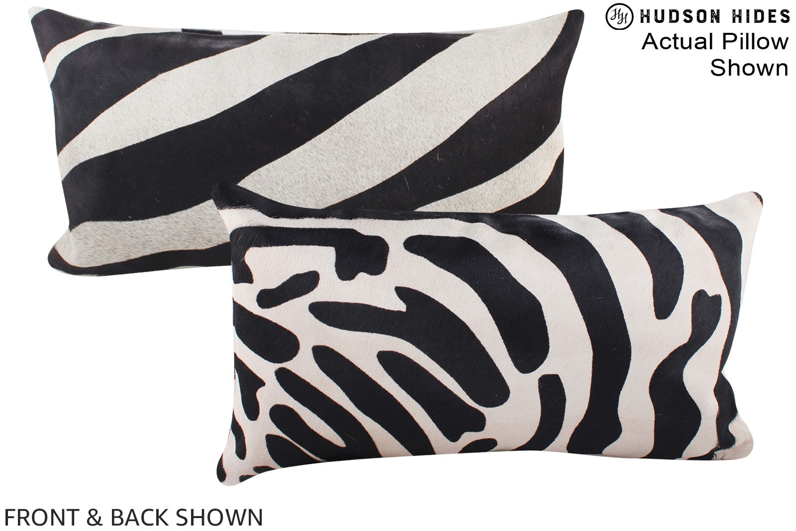 Zebra Cowhide Pillow #A16023