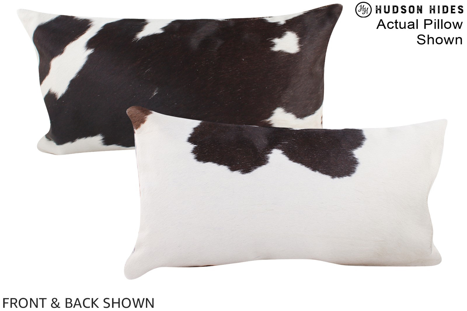 Black and White Cowhide Pillow #A16040