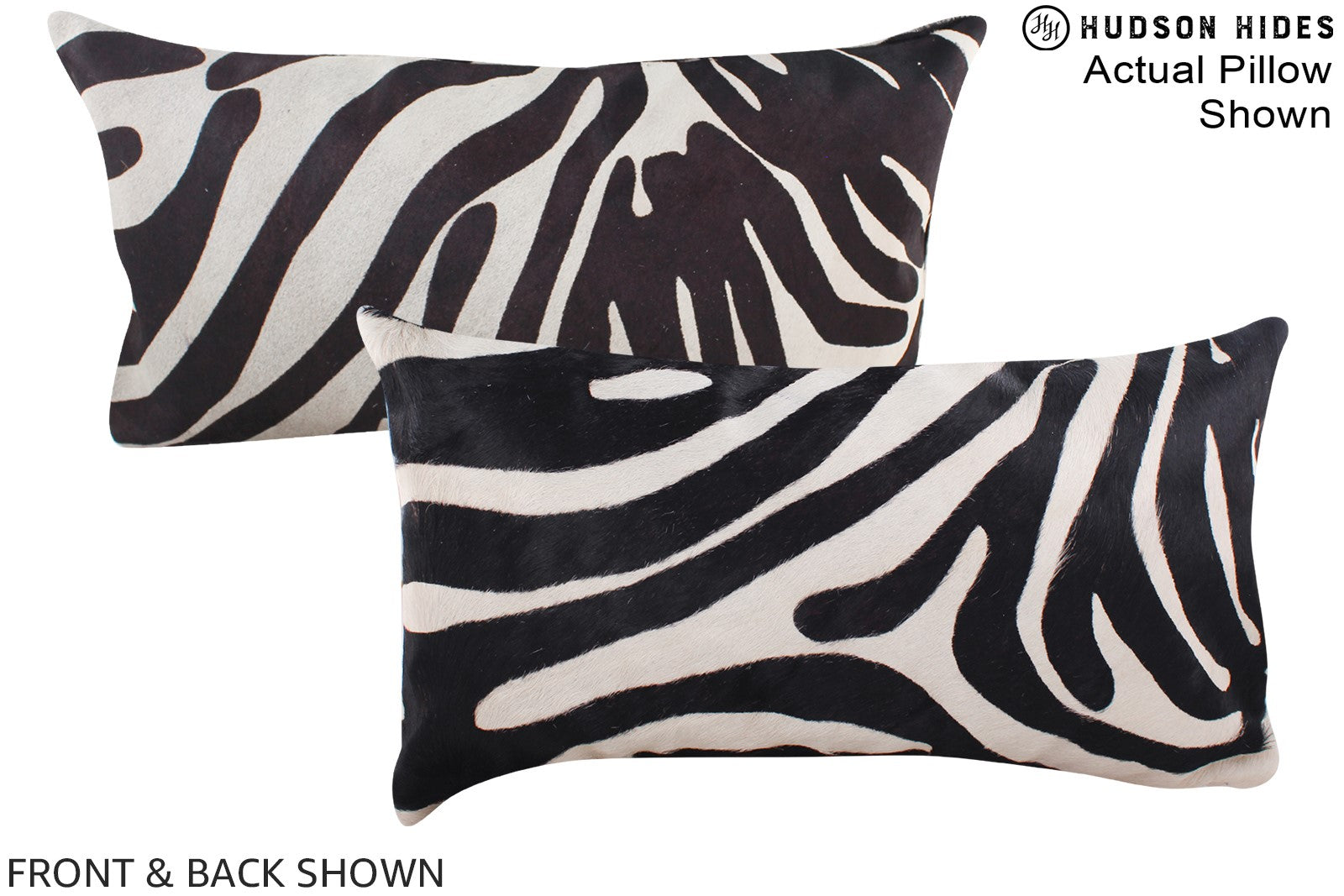 Zebra Cowhide Pillow #A16052