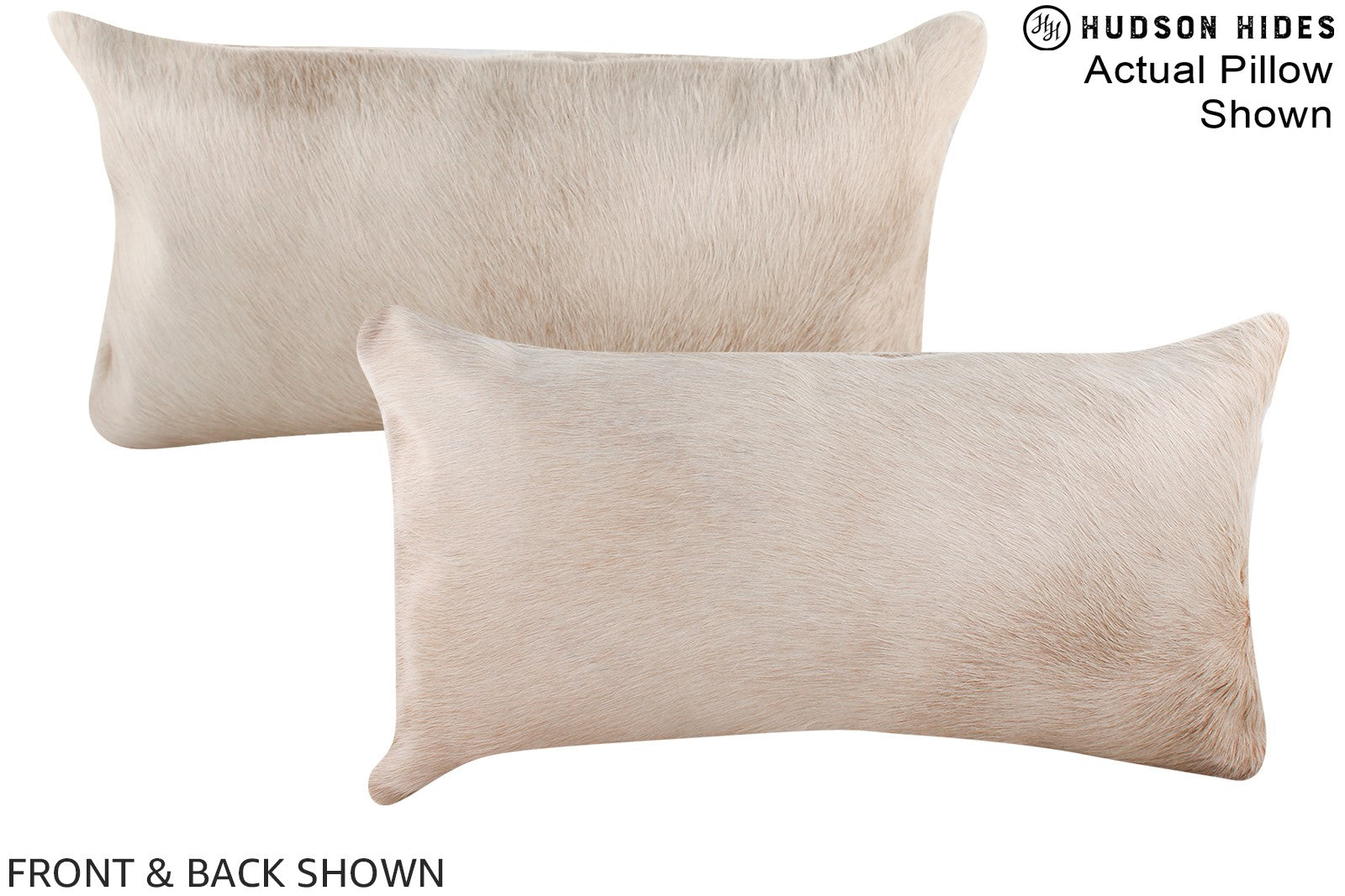 Champagne Cowhide Pillow #A16085