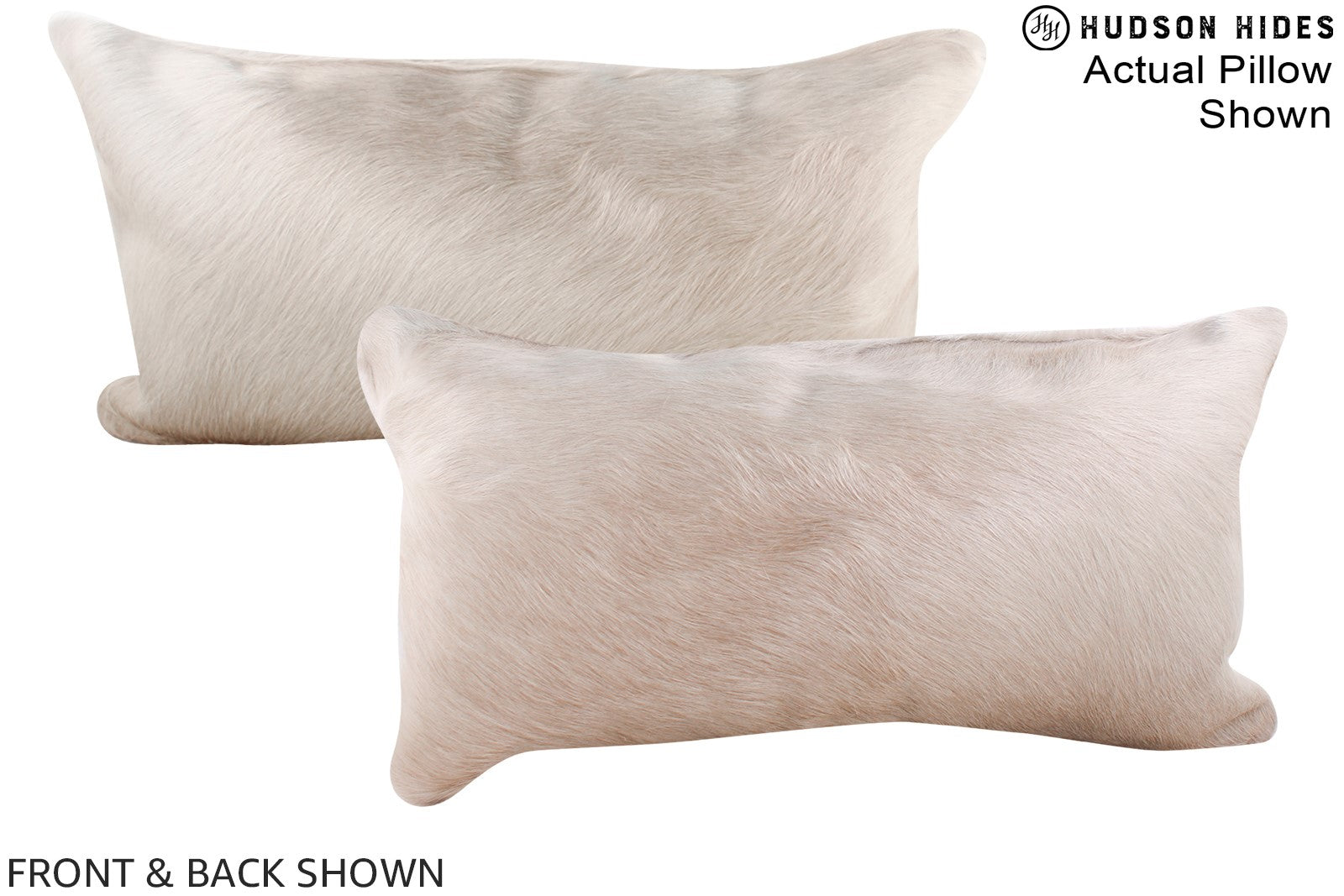 Champagne Cowhide Pillow #A16100