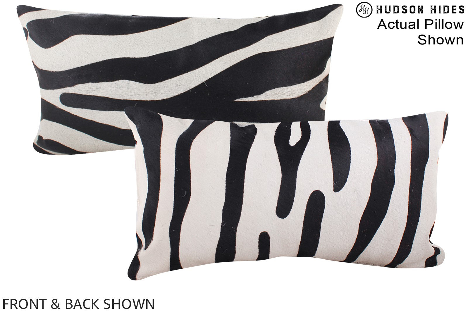 Zebra Cowhide Pillow #A16102